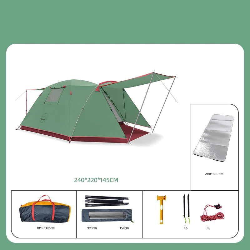 Load image into Gallery viewer, Four Person Outdoor Tent
