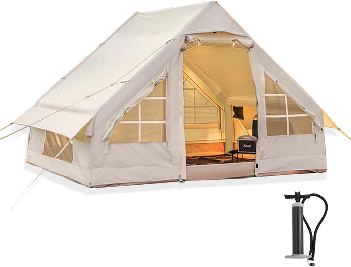 Inflatable Camping Tent with Pump