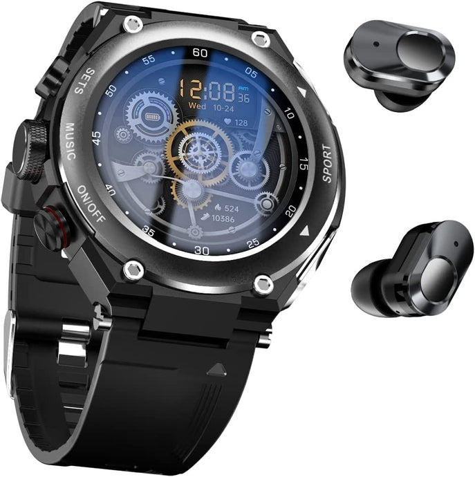 Smart Watch with Earbuds