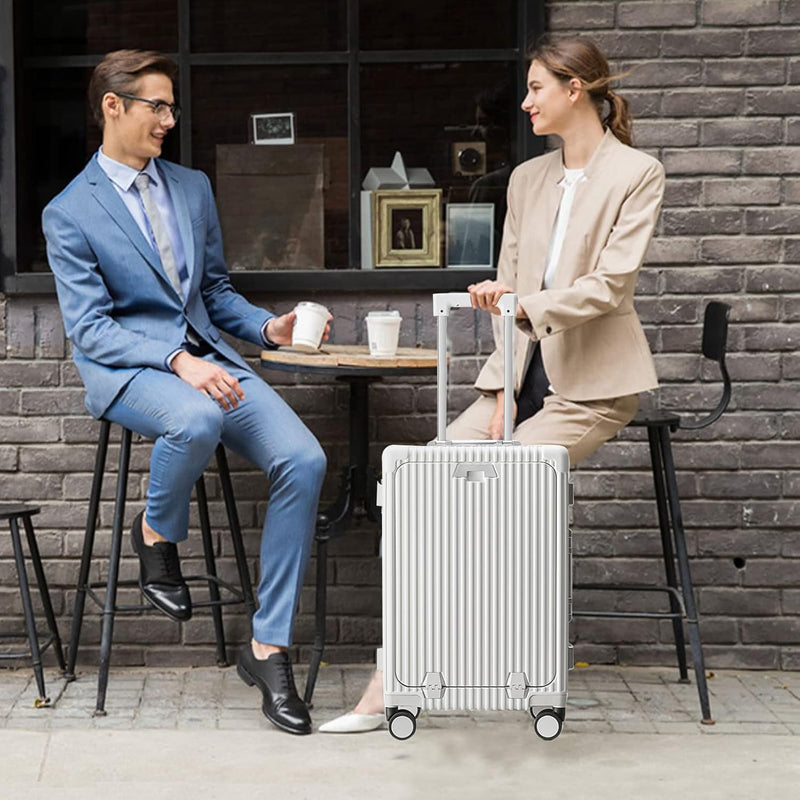 Load image into Gallery viewer, Aluminium Frame Hardside Spinner Wheel Luggage
