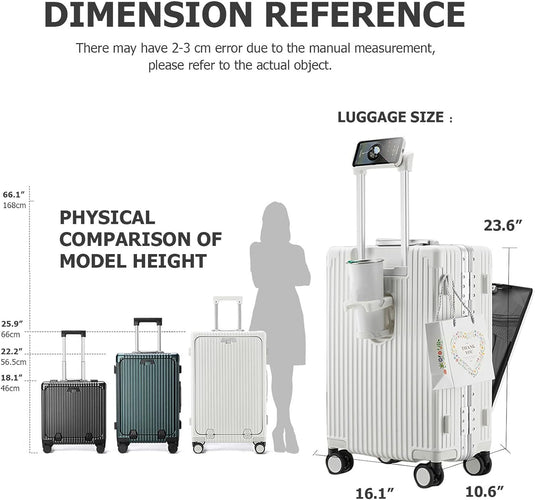 Aluminium Frame Hardside Spinner Wheel Luggage