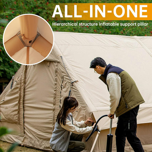 Inflatable Camping Tent with Pump