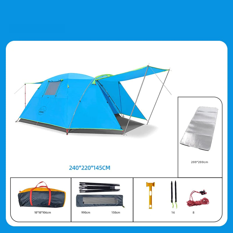 Load image into Gallery viewer, Four Person Outdoor Tent
